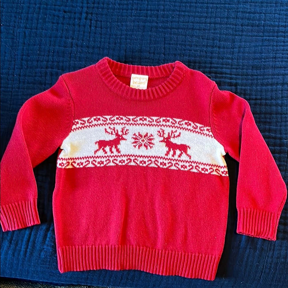 Gymboree Red Reindeer Sweater